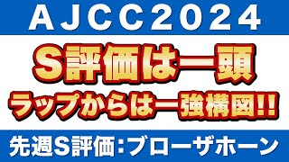 【アメリカジョッキークラブカップ2024｜AJCC2024】ラップからは一強構図！S評価の推奨馬を予想！ [upl. by Beverlee578]