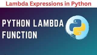 14 Lambda Expressions in Python [upl. by Hulbig]