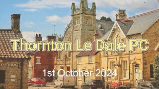 Thornton Le Dale PC meeting 1st October 2024 [upl. by Anrahc]