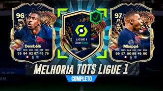 FIZ o NOVO MELHORIA do TOTS LIGUE 1 com MBAPPÉ DEMBELE VITINHA E  VALEU a PENA ou é SCAM  FC 24 [upl. by Joline235]