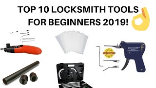 Top 10 Locksmith Tools For Beginners In 2024  The Locksmith Mentor [upl. by Anne743]