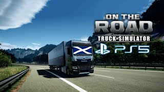 On The Road  Truck Simulator  PlayStation 5 Gameplay Starting Out [upl. by Latricia]