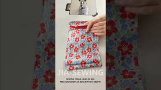 Pouch Using a Single Fabric👛🌸✨  DIY  Quick Sewing Tips No126 [upl. by Aseek]