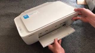 Unboxing a lowcost Printer and setting it up  HP DeskJet 2130 Khmer [upl. by Fiedler]