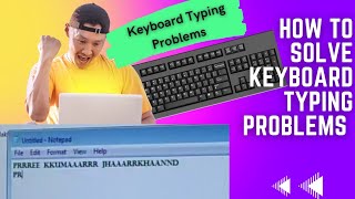 Keyboard double Typing Problems Solve  100 Working Trick [upl. by Akimrehs]