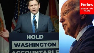 BREAKING NEWS DeSantis Announces Hell Certify Major Constitutional Reforms To Rein Washington In [upl. by Charmian]