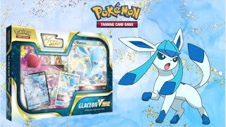 Unboxing Pokemon Glaceon VSTAR Special Collection Box [upl. by Aihsekin]