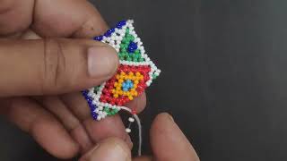 Toran design patti tutorial beautiful Toran design trick 3 moti design [upl. by Ketty]