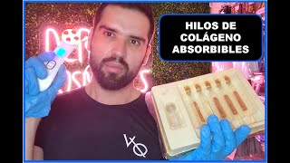 Hilos Líquidos de Colágeno Absorbibles Antiarrugas VENZEN Reseña Guía de Uso  DERCLIN [upl. by Ennoryt]