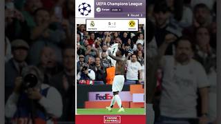 REAL MADRID 52 DORTMUND  Resumen Resultado y Goles  🤯 Gole Vinicius Junior 💪 [upl. by Eedya772]