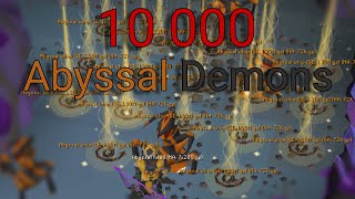 Loot from 10 000 Abyssal Demons with Venator Bow [upl. by Einapets]