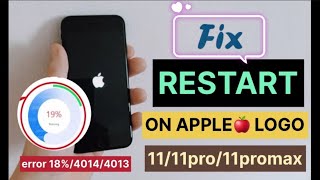 iPhone 11 pro apple restart logo problemrecovry modeerror 18 data recovery applelogo mobile [upl. by Nnybor53]