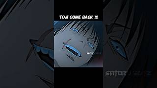 TOJI KA COME BACK ☠️  Gojo anime jujutsukaisen toji shorts [upl. by Zetrac]