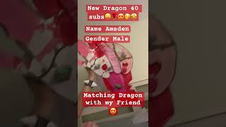 New Dragon 40 subs 🥳🤩😍🥰dragonpuppeteer dragonpuppets [upl. by Arbe32]