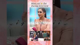 Maya Ali talking about drama shooting mayaali maya sunnmeredil viralshort iqroskiishootingtime [upl. by Yntrok]