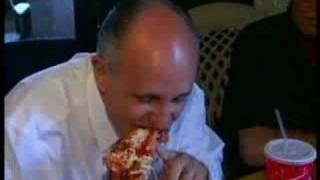 Famous People Eating Backwards  Rudy Giuliani [upl. by Emarej94]