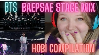 🫠🔥 REACTION to BTS BAEPSAE STAGE MIX ✨ amp HOBI FOCUS 🫣👀 [upl. by Euqirne]