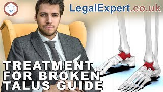 Broken Talus Treatment Guide  2021  UK [upl. by Aihsinat]