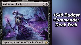 Zul Ashur Lich Lord Budget Commander Deck  MTG [upl. by Kcirdnek848]