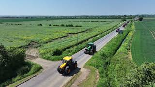 Supporting Newborough YFC Peterborough 11th Annual Tractor Road Run WeAreLandbased nfyfc [upl. by Ariik]