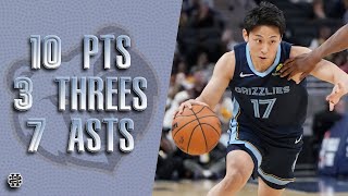 Yuki Kawamura 10 pts 3 threes 7 asts vs Pacers 2024 Preseason [upl. by Isle411]