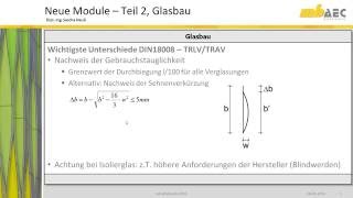 Glasbau  Grundlagen zur DIN 180082 [upl. by Ociram]