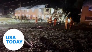 Latenight explosion at Pennsylvania apartment building  USA TODAY [upl. by Flin]