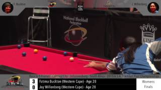 201516 SA Blackball Pool Champs  Women Final [upl. by Enenaj]