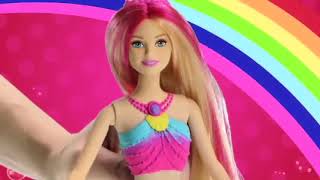 Barbie Sirena Luces de Arcoiris MATTEL wwwpuppentoyscom [upl. by Llenrad]