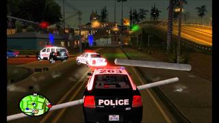 Allen Police Department Pursuit  GTA SA SAPDFR [upl. by Indyc981]