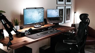 My 2023 Home Office Setup  Dream WFH Setup [upl. by Lavern718]