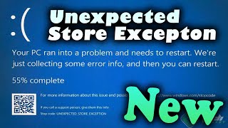 How to fix Unexpected Store Exception Error in Windows 10 [upl. by Katlaps890]