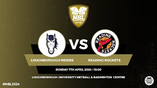 WNBL1 Loughborough Riders vs Reading Rockets  070424 [upl. by Yorgen442]