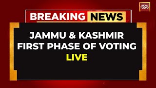 Jammu And Kashmir Assembly Elections 2024 LIVE Phase 1 Polling Begins  Jammu Kashmir Election News [upl. by Nnylyrehc739]