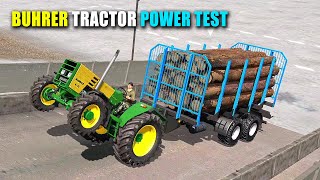 BUHRER 6105 Tractor Hill Climb Power Test  Spintires Mudrunner [upl. by Ilonka]