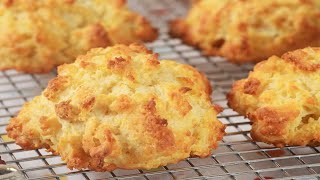 Drop Biscuits Recipe Demonstration  Joyofbakingcom [upl. by Nikos100]