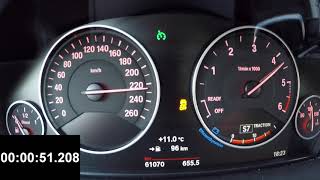 BMW F31 320d TOP SPEED  Acceleration 0240 kmh [upl. by Yenatirb858]