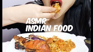 ASMR INDIAN FOOD with my hands EATING SOUNDS No Talking  SASASMR [upl. by Hpesoy]