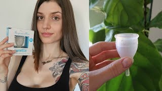 Trying a menstrual cup for the first time  Zero waste period [upl. by Volin317]