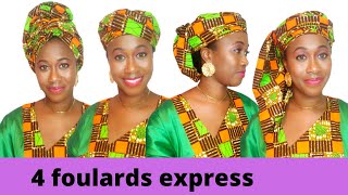 Attacher un foulard africain wax 2022  Moussor sénégalaise Korité  Ankara turban tutorial [upl. by Fusco]