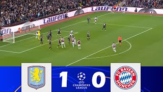 Aston Villa vs FC Bayern München 10  UEFA Champions League 202425  Match Highlights [upl. by Iviv825]