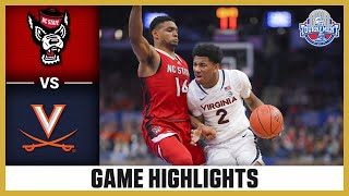 NC State vs Virginia Game Highlights  2024 ACC Men’s Basketball Tournament [upl. by Sheeran]