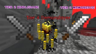 Kill Blaze Slayer Tier 4 with only Tier 2 Daggers  Hypixel Skyblock [upl. by Iharas]