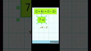 Suma de numeros complejos ShortsmatematicaparatodosAndy [upl. by Sadowski]