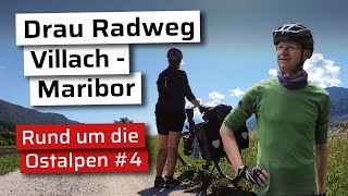 Bikepacking rund um die Ostalpen I Teil 4 I Drau Radweg Villach – Maribor Mai 2024 [upl. by Ecnaled596]