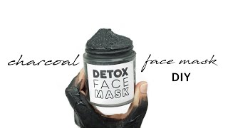 DIY Detoxifying Charcoal Mask with Bentonite Clay [upl. by Lesley]