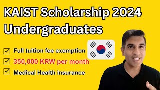 Fully Funded Undergraduate Scholarship in South Korea 2024 [upl. by Ardnuasac133]