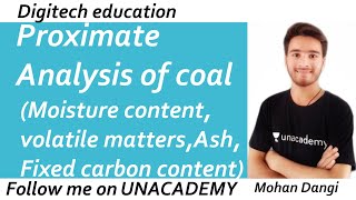 Proximate analysis  moisture content  Volatile compounds  Ash  fixed carbon content  Btech [upl. by Reklaw]