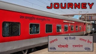 NEW DELHI To PHAPHUND AURAIYA  A Journey In GOMTI Express  Indian Railways [upl. by Aznola146]