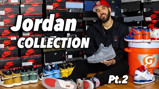 JORDAN SNEAKER COLLECTION PT 2 BEST OF THE BEST  MY FAVORITE AIR JORDANS [upl. by Herzog]